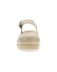 Toe image of Margreta Mary Jane Clog Biscotti Leather