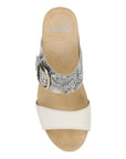 Top image of Shannon Snake/Ivory Leather