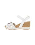 Side image of Stella White Woven