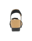 Heel image of Stella Black Milled Nubuck