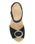 Top image of Stella Black Milled Nubuck