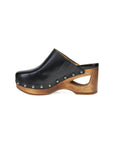 Side image of Asher Clog Black Calf