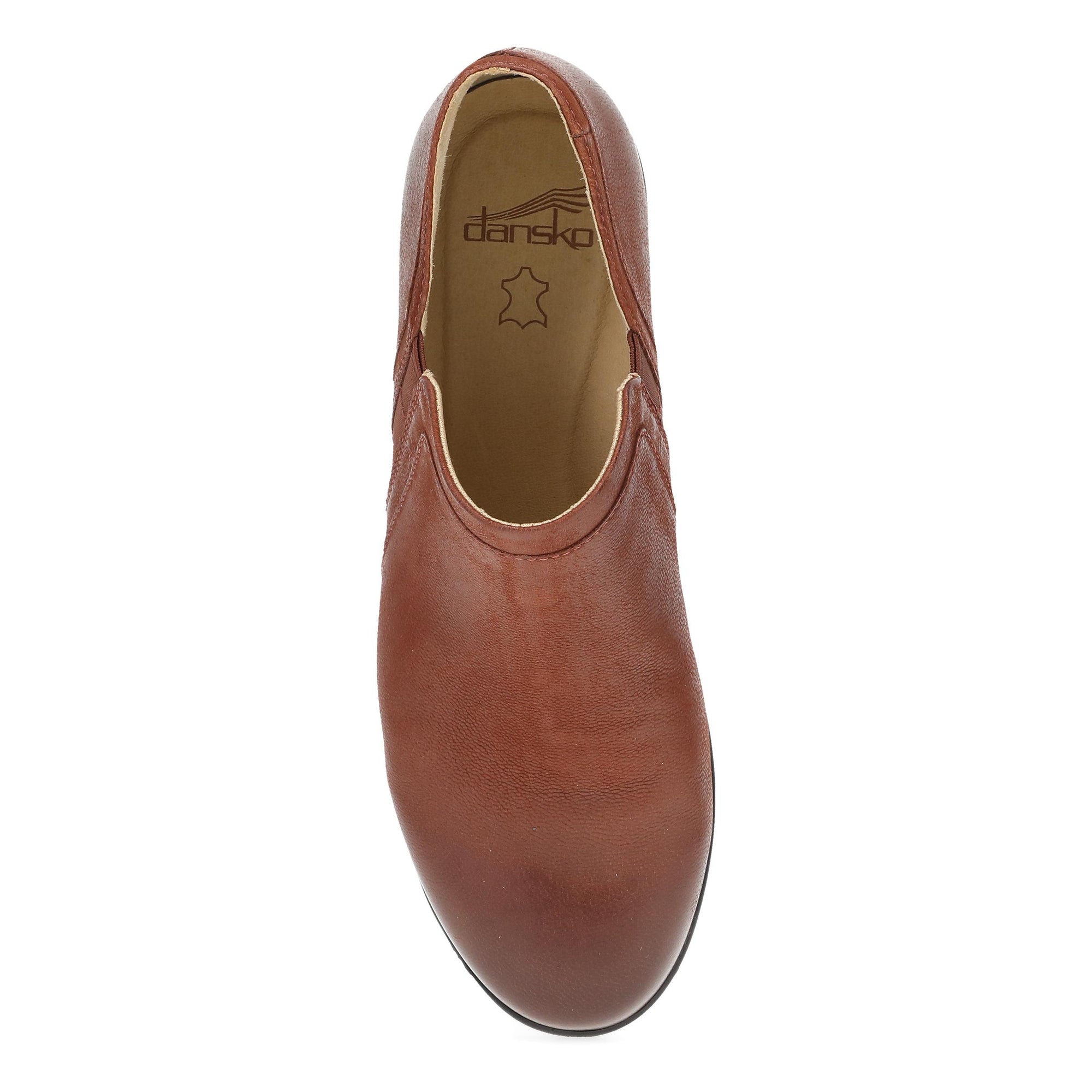 Top image of Cheryl Russet Burnished Nubuck