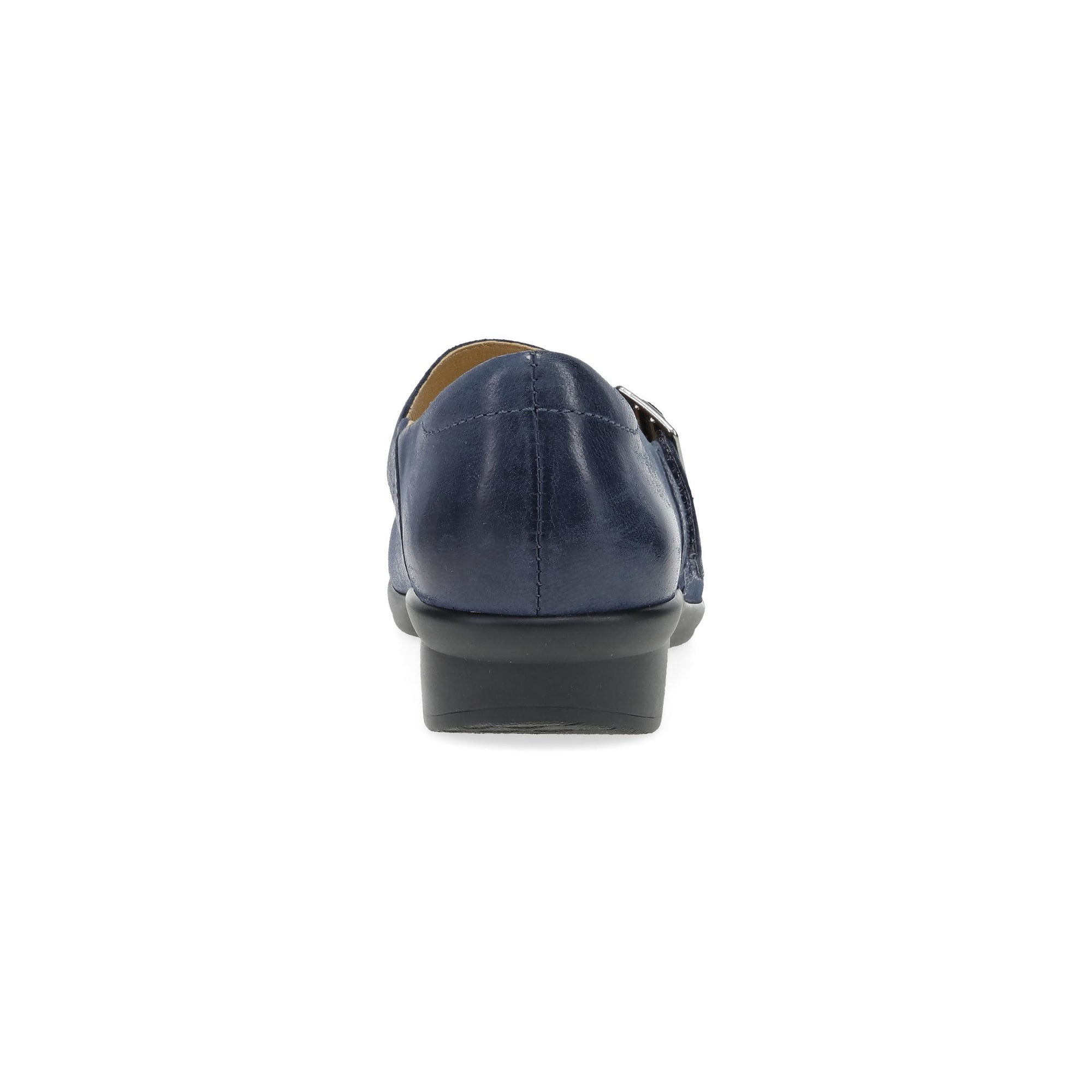 Heel image of Collette Wide Navy Burnished Nubuck