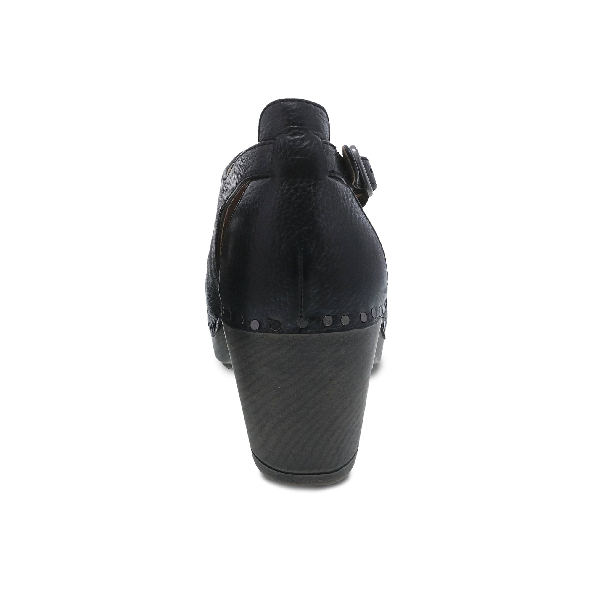 Heel image of Sassy Black Milled Burnished