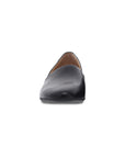 Toe image of Larisa Wide Black Milled Nappa