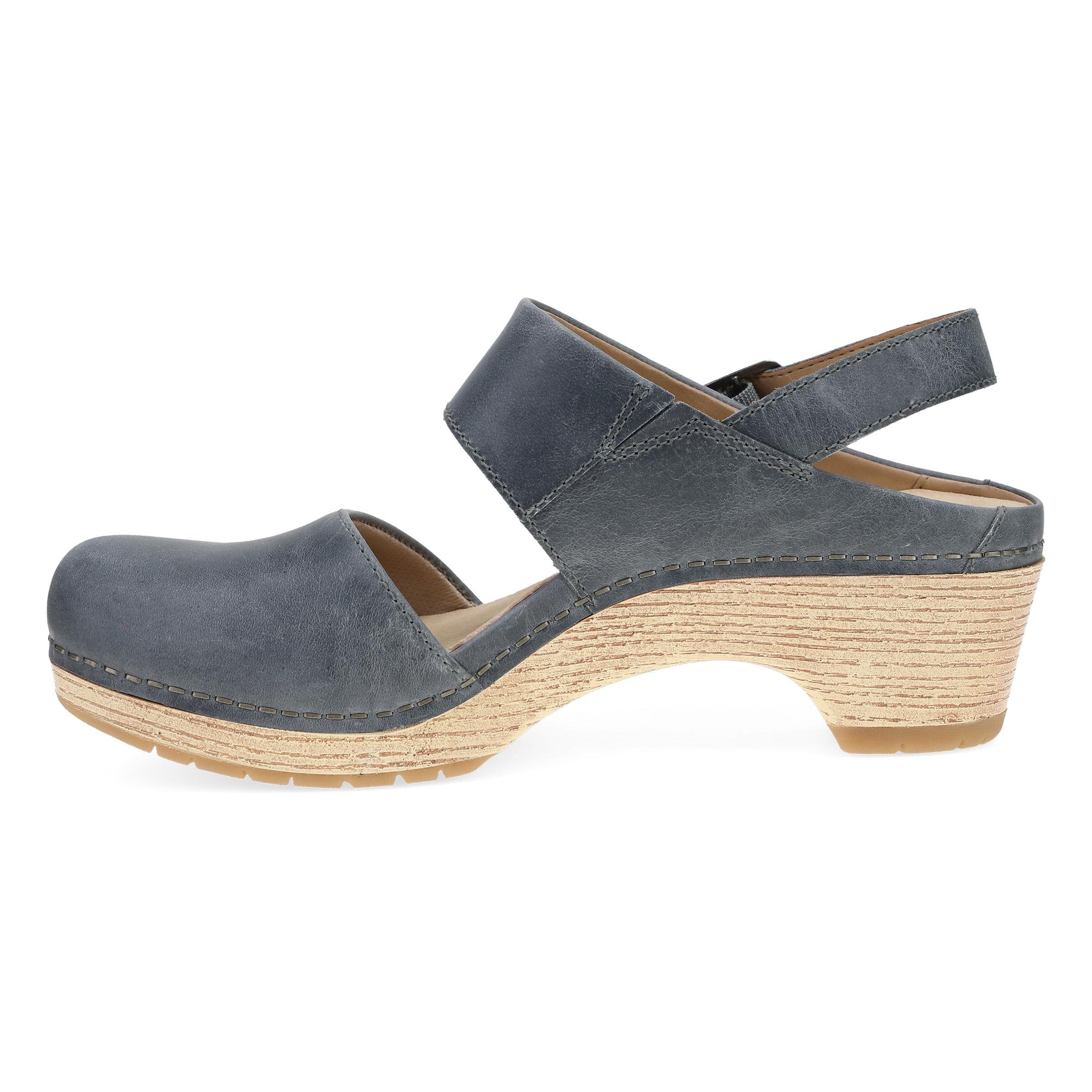Side image of Lucia Denim Oiled Pull Up