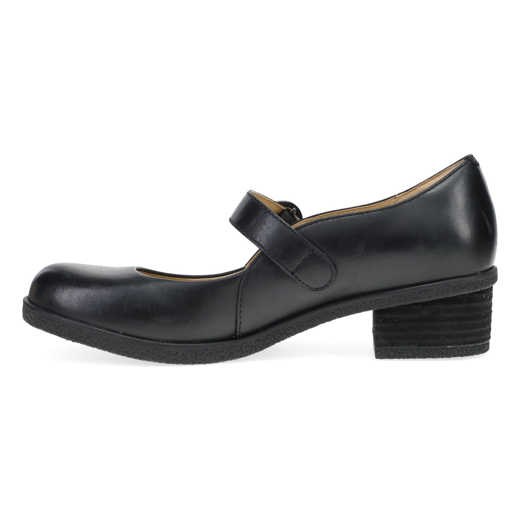 Side image of Deirdra Black Waterproof Burnished