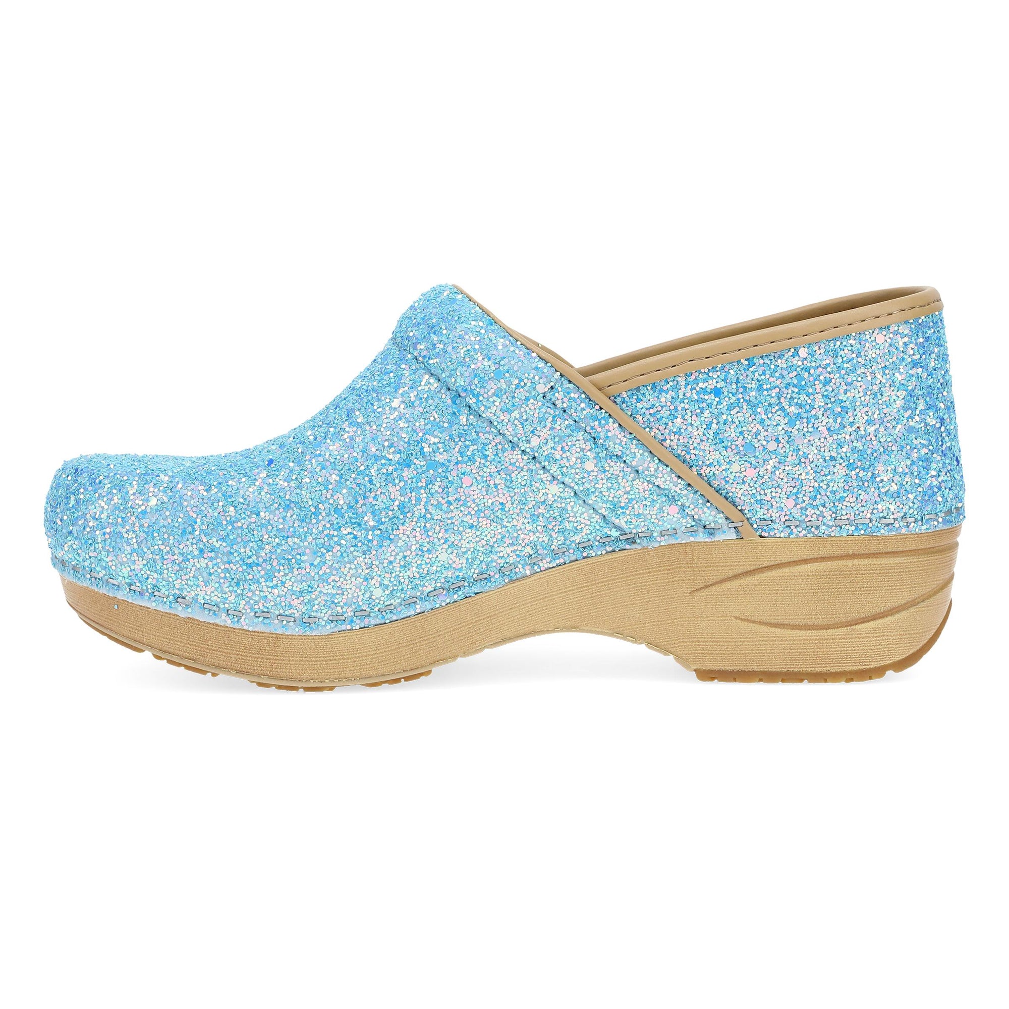 Side image of Wide XP 2.0 Clog Ice Blue Glitter