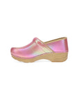 Side image of XP 2.0 Pink Iridescent Leather