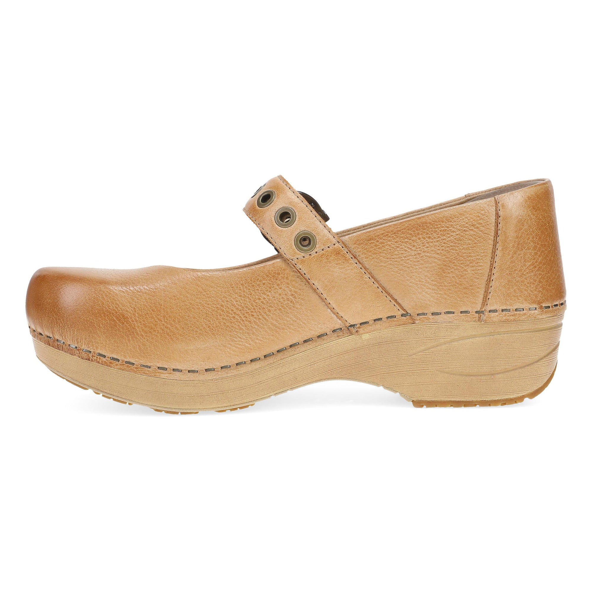 Side image of XP 2.0 Mary Jane Clog Honey Distressed