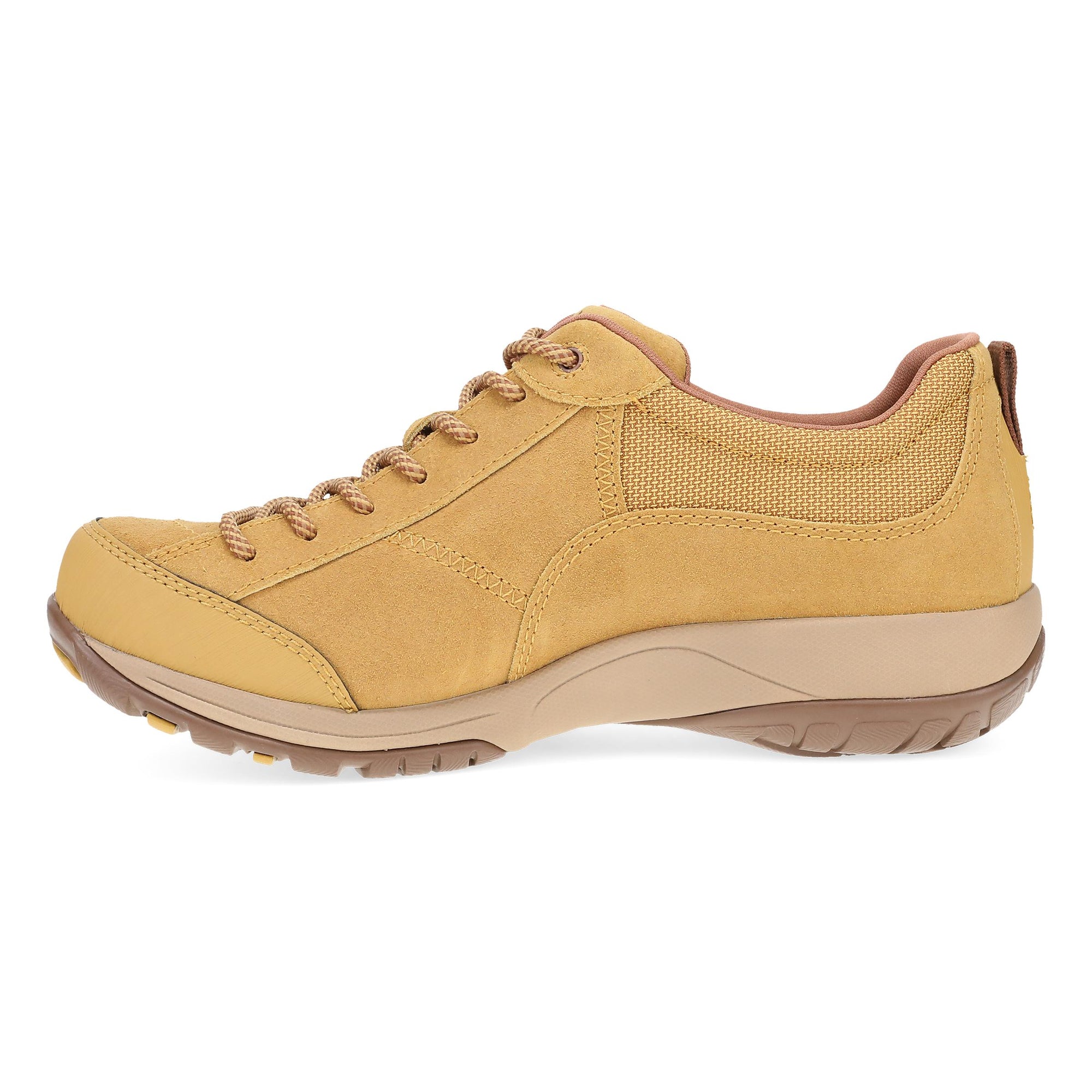 Side image of Paisley Wheat Burnished Suede