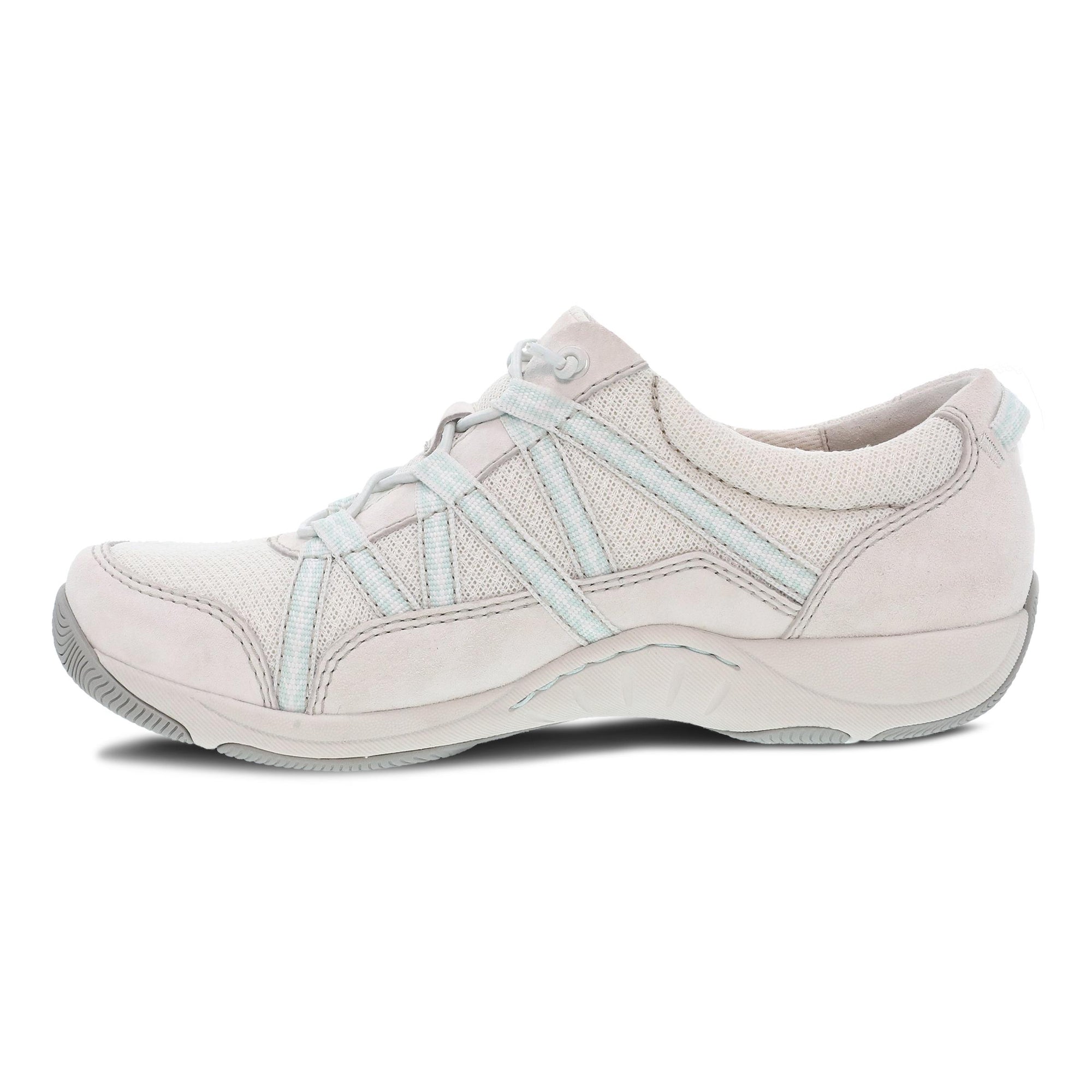 Side image of Harlyn Ecru Suede