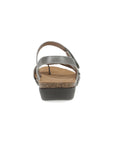 Heel image of Roslyn Antique Silver Metallic