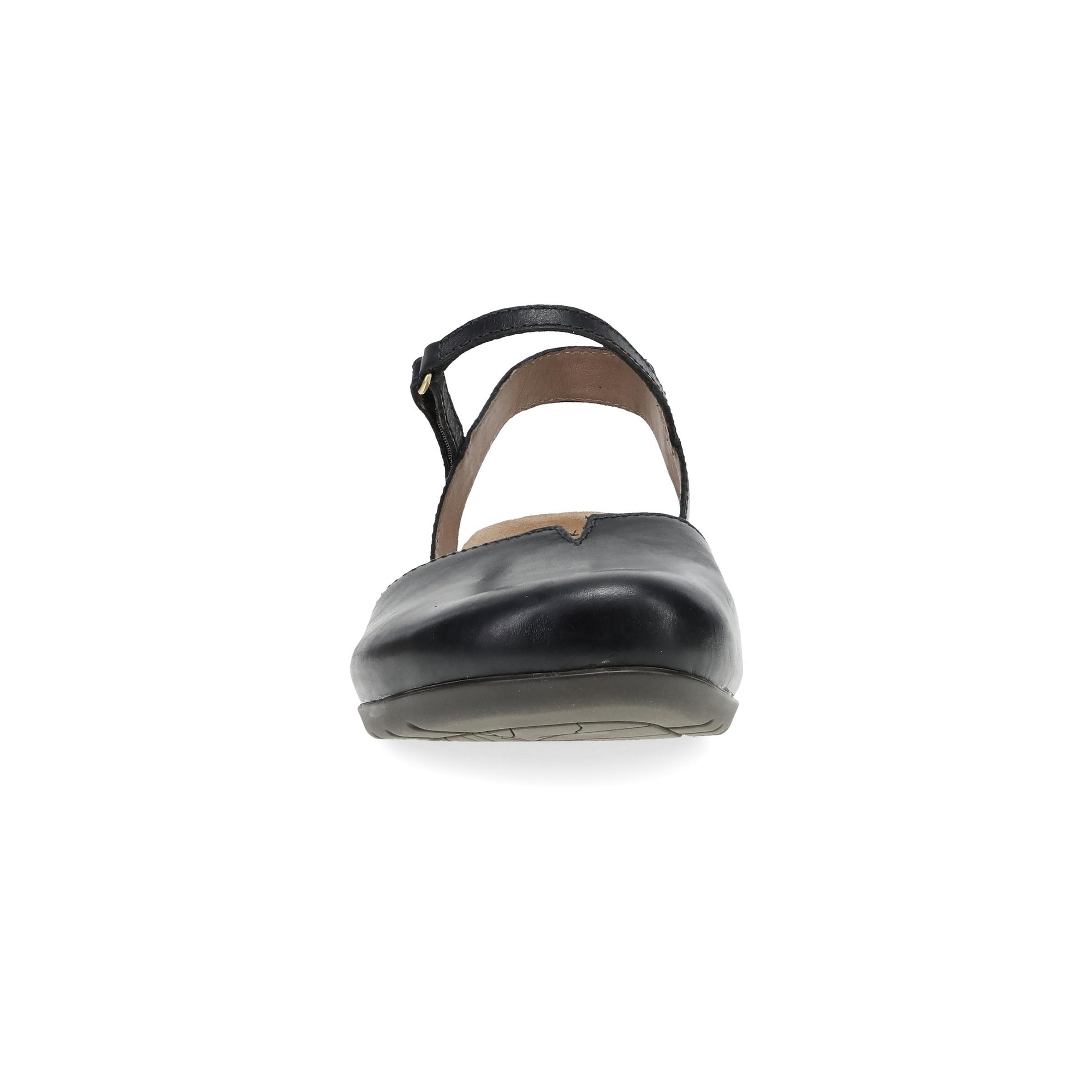 Toe image of Rowan Wide Black Waxy Burnished