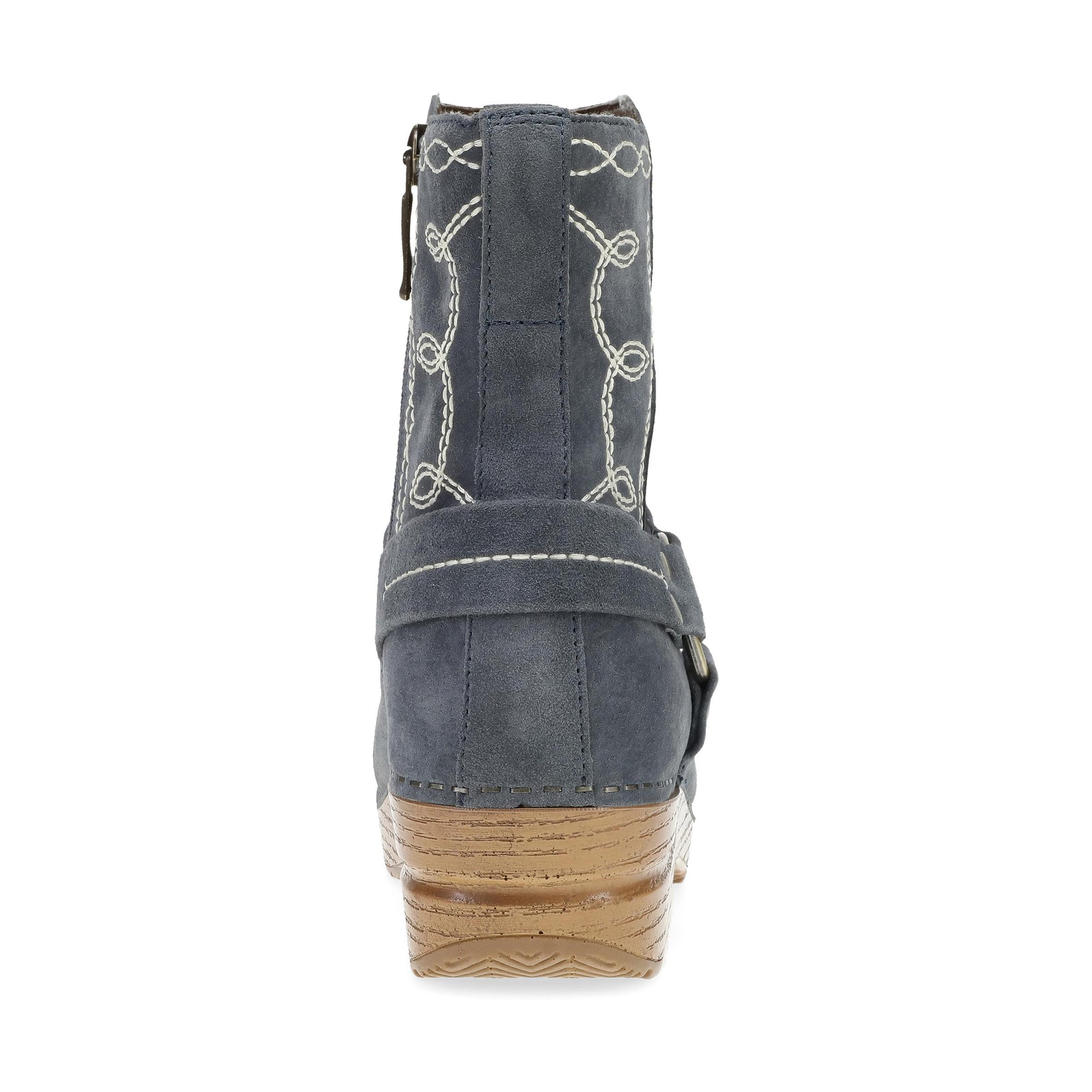 Heel image of Shiloh Dusty Blue Nubuck