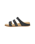 Side image of Campbell Black Burnished Nappa