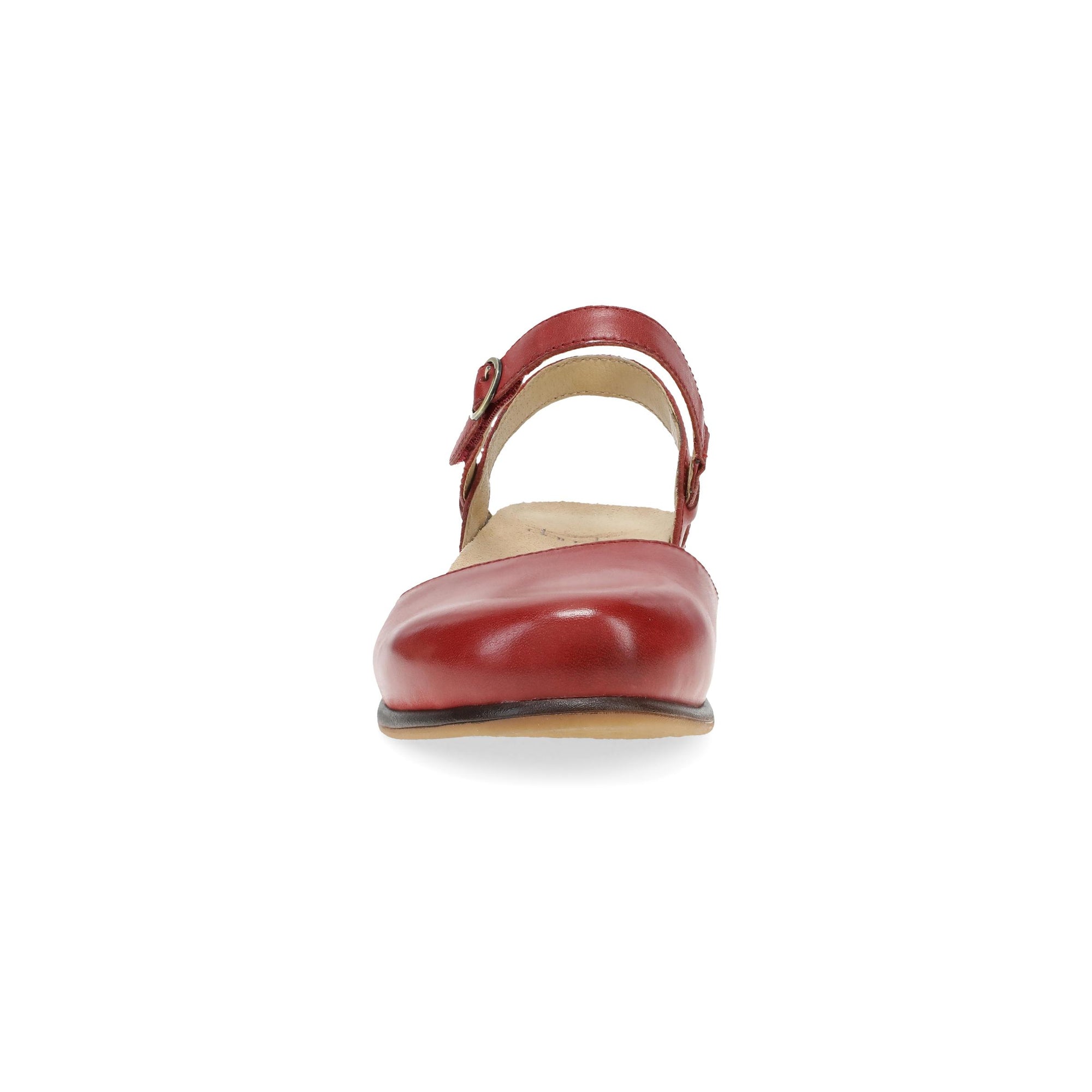 Toe image of Christine Red Burnished Nappa