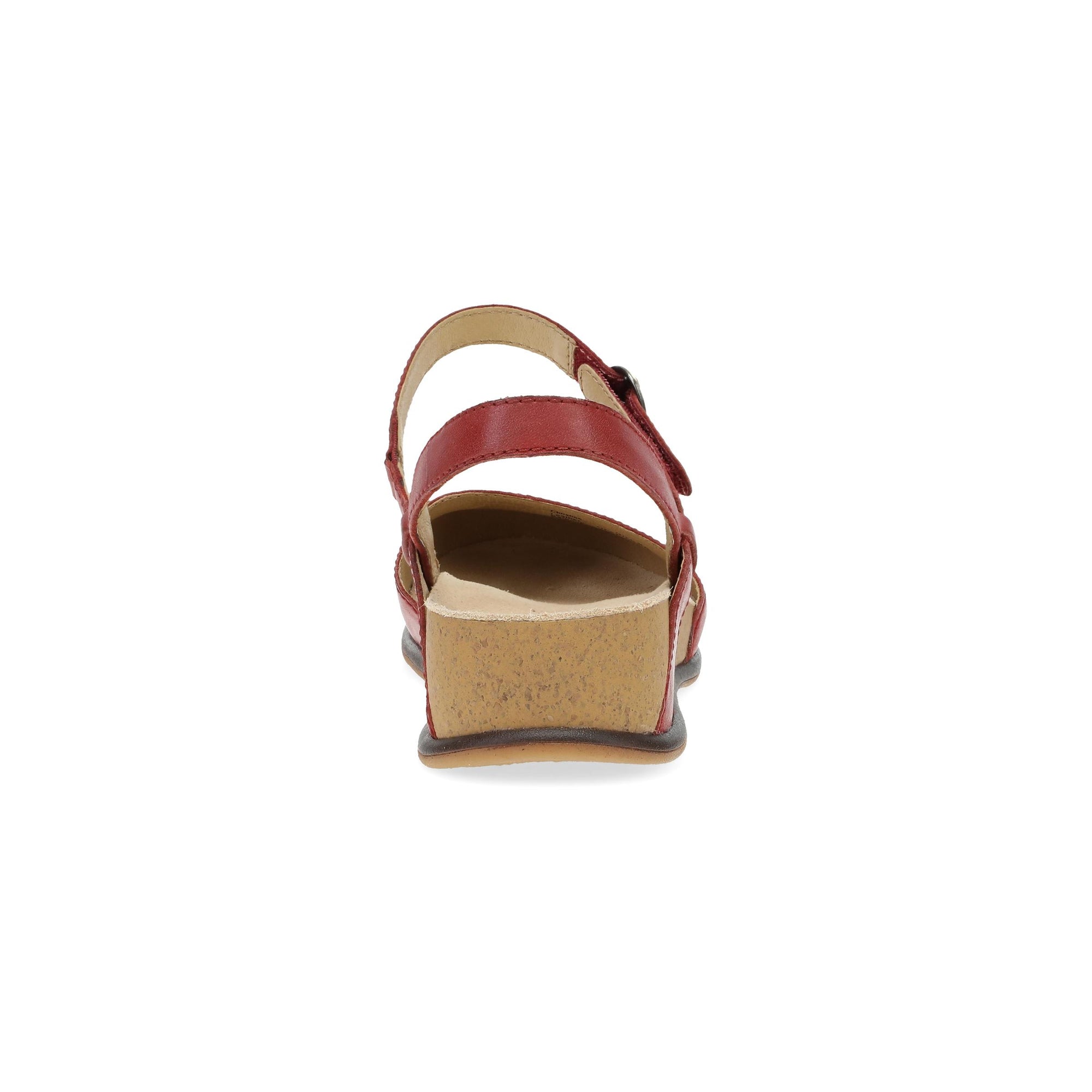 Heel image of Christine Red Burnished Nappa