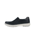 Side image of Trent Black Burnished Suede