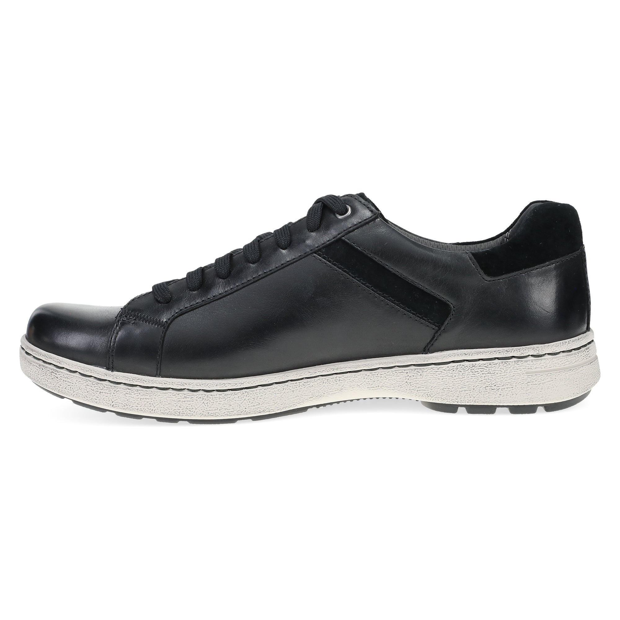 Side image of Trevor Black Burnished Calf