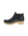 Side image of Becka Black Leather