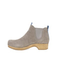 Side image of Becka Taupe Suede
