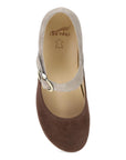 Top image of Bonny Mary Jane Chocolate/Taupe