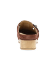 Heel image of Branson Clog Mahogany Leather
