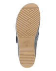 Bottom image of Branson Clog Dusty Blue Leather