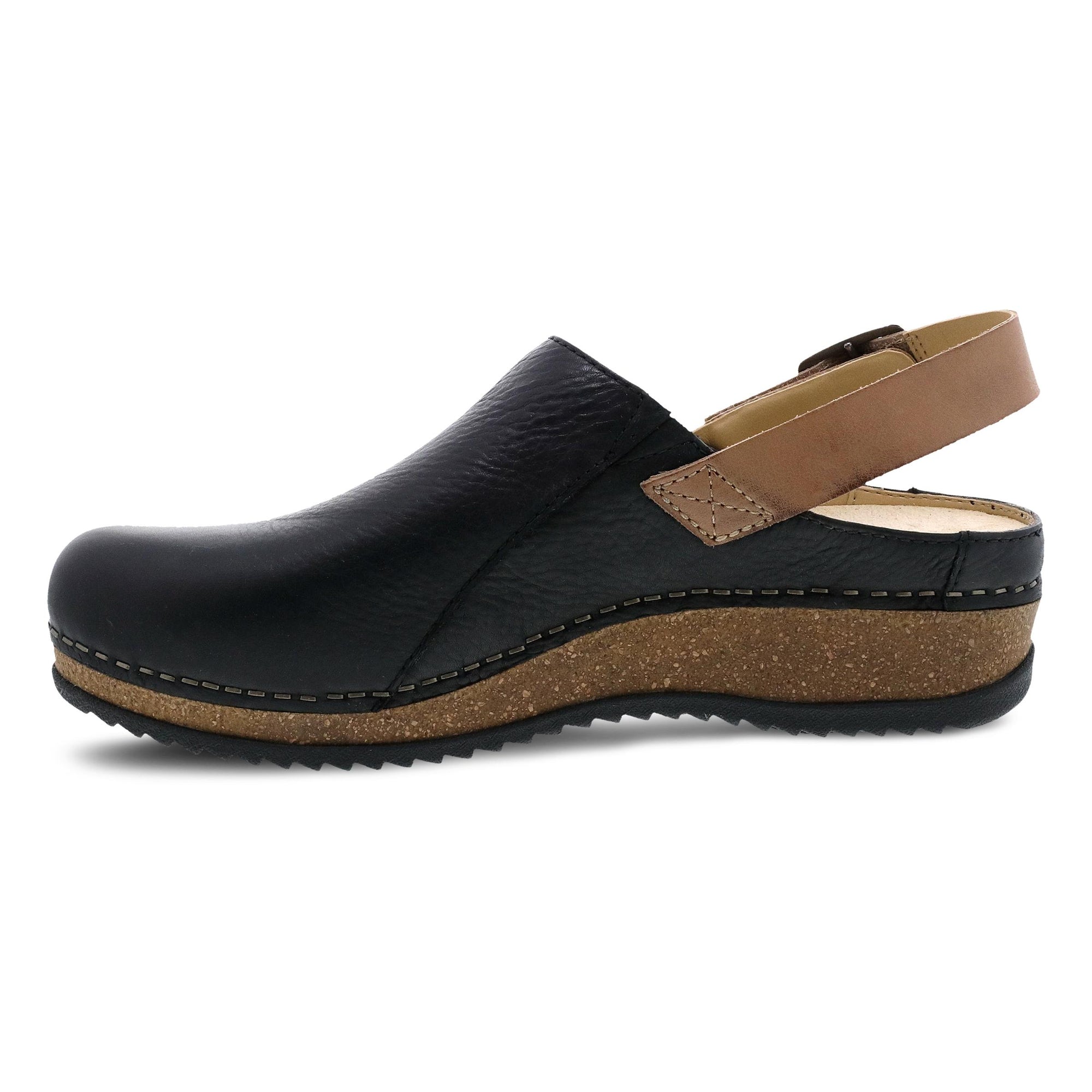 Side image of Merrin Black Waxy Milled