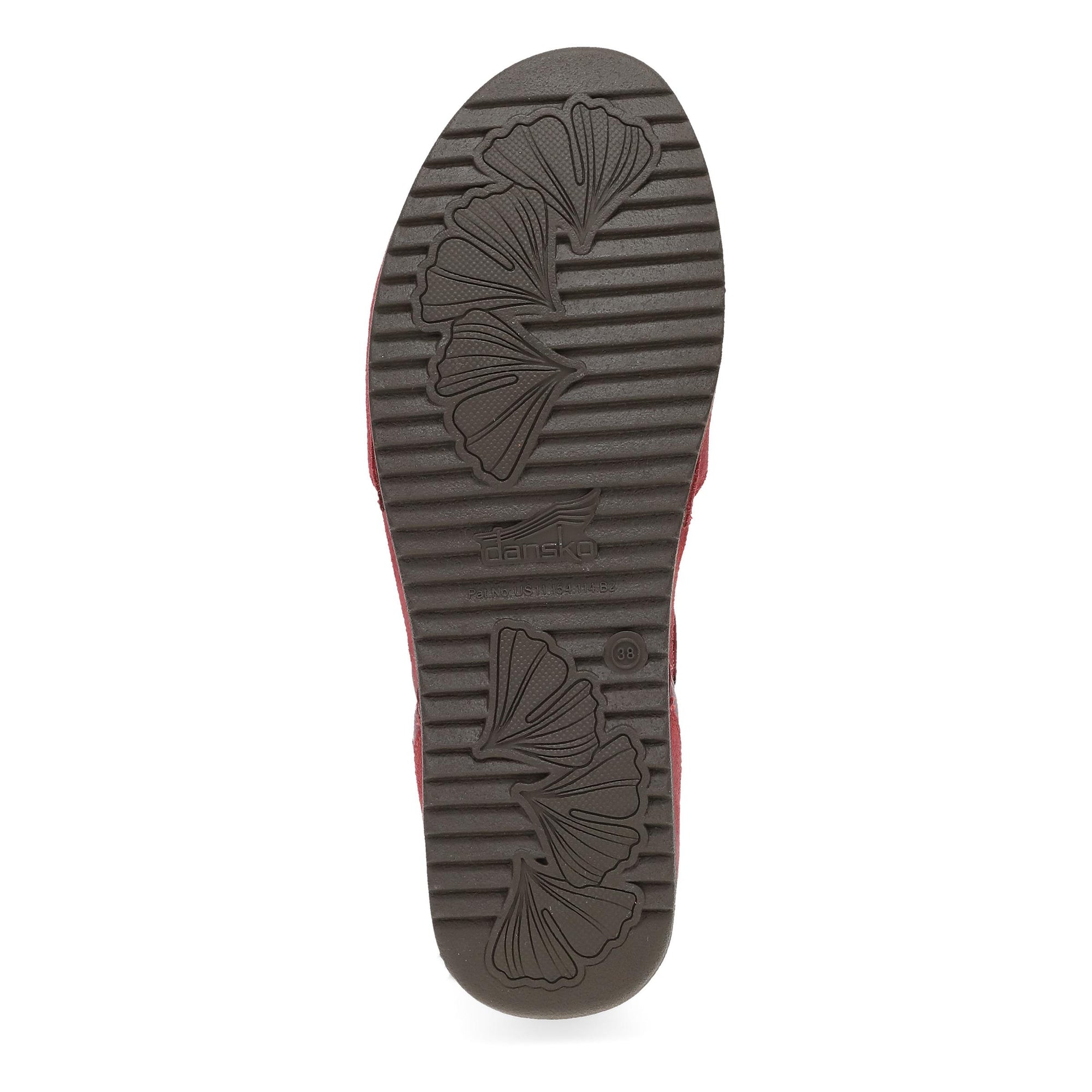 Sole image of Mae Red Burnished Suede