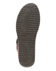 Bottom image of Mae Ash Rose Embroidered Suede