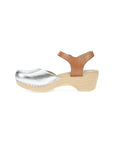 Side image of Sam Silver/Tan Leather