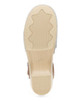 Bottom image of Sam Silver/Tan Leather