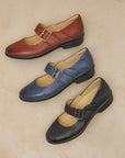 Collette Navy Burnished Nubuck