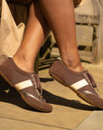 Milana Chocolate/Pewter Suede