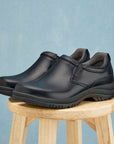 Wynn Black Leather
