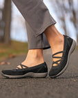 Harper Black Suede