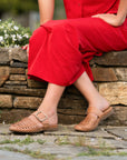 Leilani Light Tan Burnished Nappa