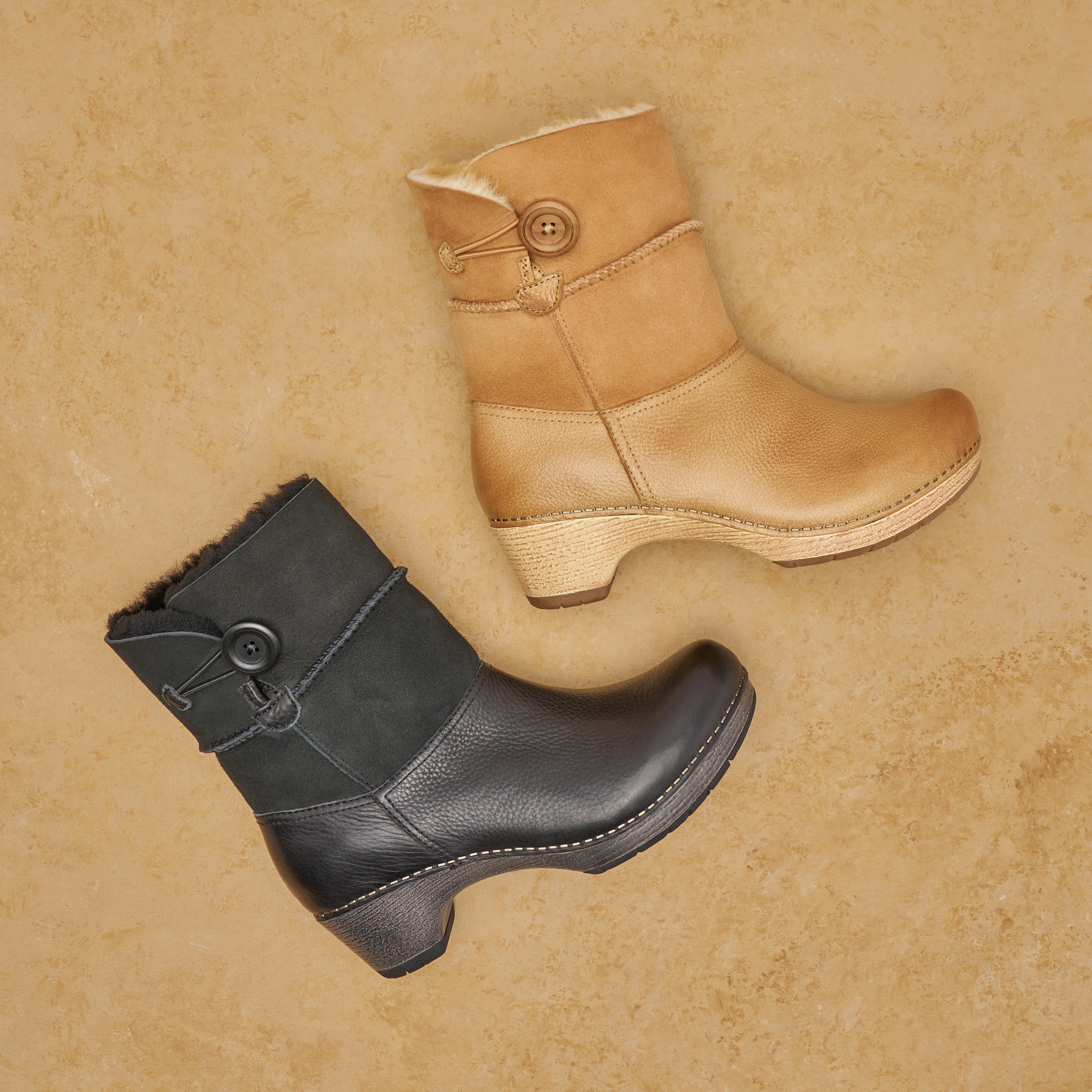 Lillith Black Waxy Milled – Dansko