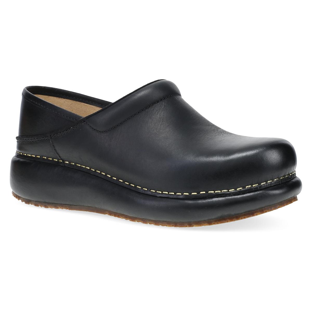 dansko ヌバックシューズ　37 黒　美品 PlatformPro-Black-PDP-
