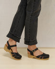 Margreta Black Leather