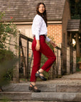 Black clog sandals provide endless support for fall style.