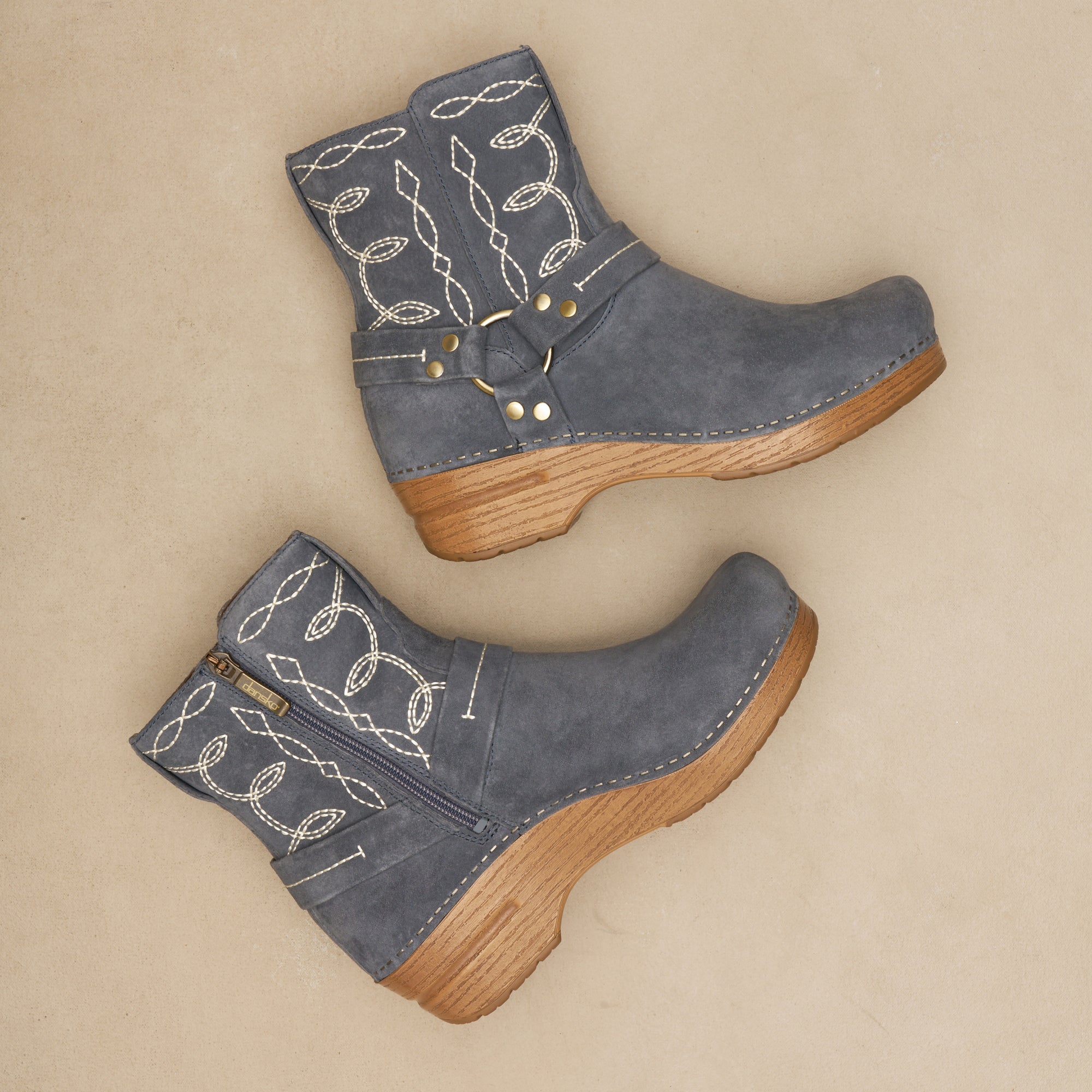 Shiloh Dusty Blue Nubuck