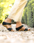 Tanya Black Milled Burnished