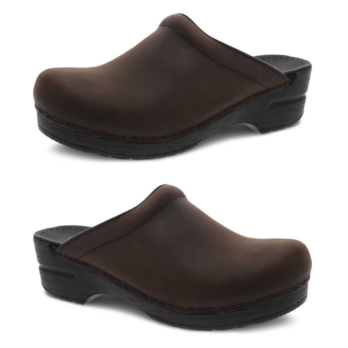 Personalized Sonja Antique Brown/Black – Dansko