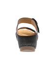 Heel image of Tanya Black Milled Burnished