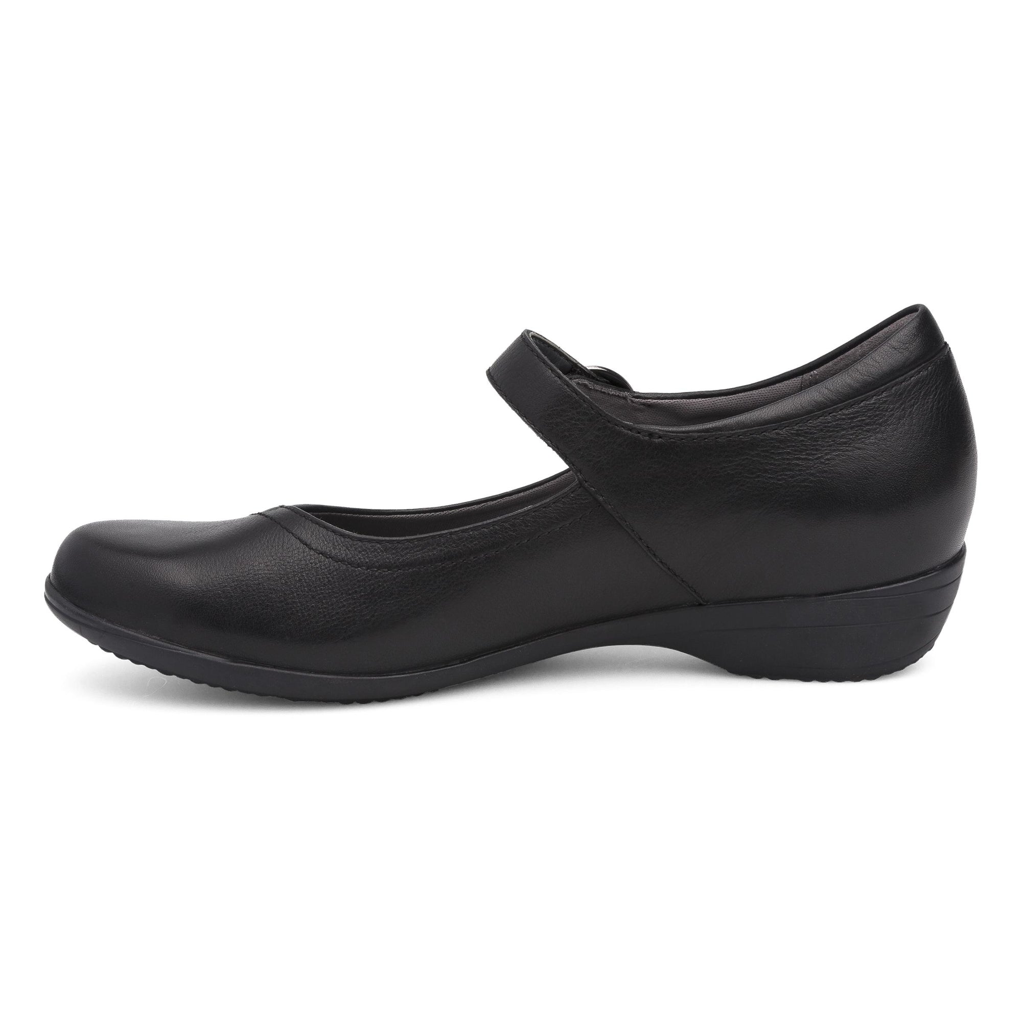 Side image of Fawna Black Milled Nappa