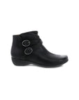 Side image of Faithe Black Burnished Nubuck